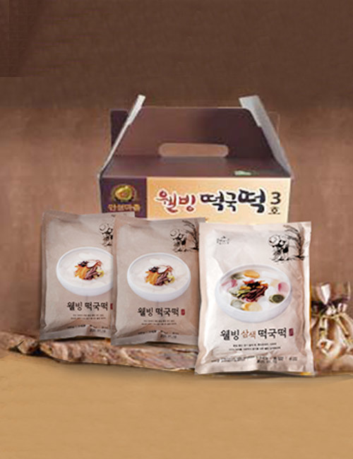 [무료배송] 떡국떡 선물세트 3호 1.8kg (600g*3봉)