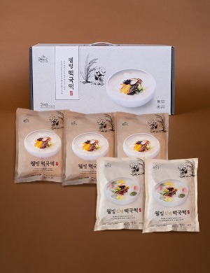 [무료배송] 떡국떡 선물세트 1호 3kg (600g*5봉)